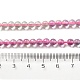 Brins de perles de fluorite naturelle de couleur dégradée G-Z049-A01-01-6
