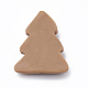 樹脂デコデンカボション  ジンジャースナップクリスマスツリー  模造食品  キャメル  21x16x4mm CRES-N016-20-2