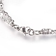 304 Stainless Steel Multi-strand Bracelets BJEW-G596-09P-3