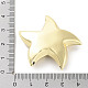 真鍮チャーム  星のチャーム  18KGP本金メッキ  37x40x10.5mm  穴：3.6mm KK-D089-01G-3