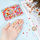 Fingerinspire 1000 Stück mehrfarbige DIY-Handwerksknöpfe für Puppenkleidung BUTT-FG0001-24-3