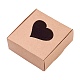 Квадратные коробки для хранения подарков из крафт-бумаги CON-CJ0001-14-5