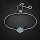 Bracelets chaînes torsadées en argent sterling 925 rhodié BJEW-FF0009-04P-2