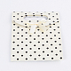 Valentine's Day Packages Polka Dot Print Kraft Paper Carrier/Gift Bags with Bowknot BP023-11-3