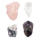 4 Uds. Cuentas de piedras preciosas mixtas naturales crudas en bruto de 4 estilos G-FS0001-92-1