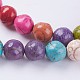 Chapelets de perles en turquoise synthétique G-E456-10-11mm-3