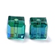 Galvanoplastie perles de verre transparentes EGLA-B003-01B-13-2