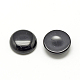 Synthetic Black Stone Cabochons X-G-R416-20mm-46-1-2