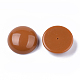 樹脂ビーズ  片穴  半円  チョコレート  32x11mm  半分穴：1.5mm RESI-S377-34-2