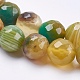 Chapelets de perles en agate à rayures naturelles/agates à bandes G-P364-23-8mm-3