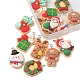 14 pz 7 stili ciondoli in resina opaca a tema natalizio FIND-FS0001-51-4
