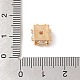 Латунные стеклянные бусины KK-B100-060G-4