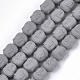Spray Painted Non-magnetic Synthetic Hematite Beads Strands G-T116-28-11-1