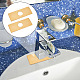 304 Stainless Steel Faucet Hole Covers STAS-WH0044-27G-6