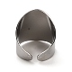304 Stainless Steel Open Cuff Ring RJEW-Z015-04P-3
