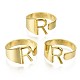 Lega anelli gemelli X-RJEW-S038-195R-G-NR-2