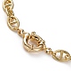 Brass Mariner Link Chain Necklaces NJEW-JN03247-3