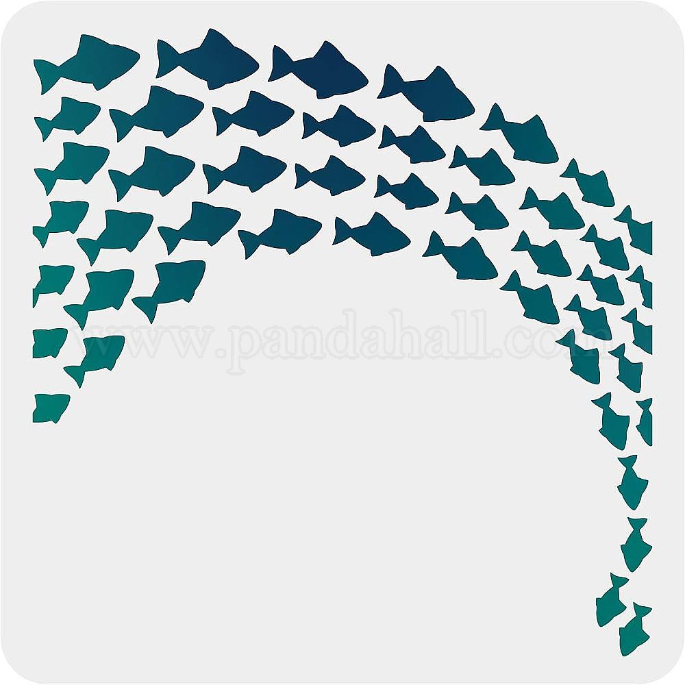 Lot De 12 Pochoirs Réutilisables En Plastique - Motifs Fleurs, Oiseaux, Lettres - Taille 16x24,6 Cm