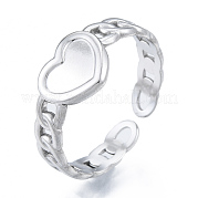 Сердце из нержавеющей стали 304 RJEW-N038-127P