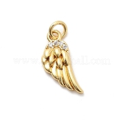 Латунные микро проложить кубического циркония подвески KK-Z135-07G