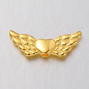 Тибетском стиле сплава angeltee бусы TIBEB-5494-G-NR