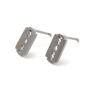 Серьги-гвоздики из нержавеющей стали 304 EJEW-P244-02P