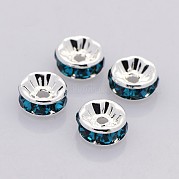 Латунь марки А горный хрусталь Spacer бисер RB-A014-Z7mm-06S