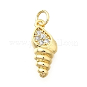 Латунные микро проложить кубического циркония подвески KK-F896-04G