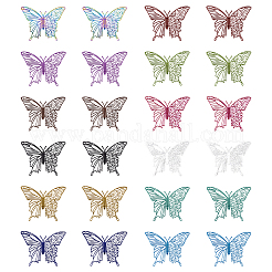 48 шт. филигранные подвески из нержавеющей стали 430 и 201&nbsp;STAS-TA0002-20