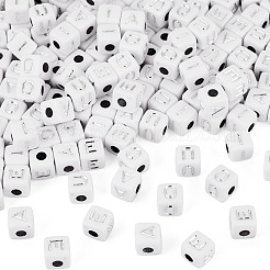 150pcs 5 Arten undurchsichtige Acrylperlen&nbsp;SACR-TA0001-73