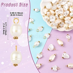 80 шт. 8 стиля подвески и подвески из искусственного жемчуга из АБС-пластика&nbsp;PALLOY-YW00068