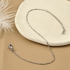 Браслеты из латунной цепочки для женщин&nbsp;BJEW-G735-06P