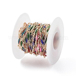 Латунные прямоугольные звенья ручной работы&nbsp;CHC-R135-12G