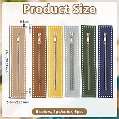 6 pièce 6 couleurs accessoires de vêtement&nbsp;FIND-OC0014-09A