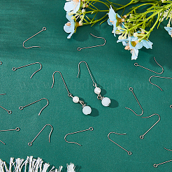 300 шт. крючки для сережек из хирургической нержавеющей стали 316 STAS-DC0011-38