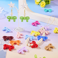 28шт 14 цвета непрозрачные акриловые бусины&nbsp;MACR-TA0002-30