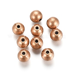 Сплавочные овальные бусины тибетского стиля  PALLOY-P184-01R-RS