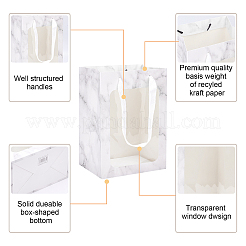 Букет цветов бумажные подарочные пакеты&nbsp;ABAG-WH0005-46B-04