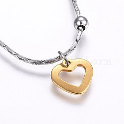 Bettelarmbänder aus Edelstahl 304&nbsp;STAS-O099-03GP