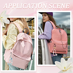 10шт 5 цвета бусины из полимерной глины ручной работы CLAY-SC0002-19