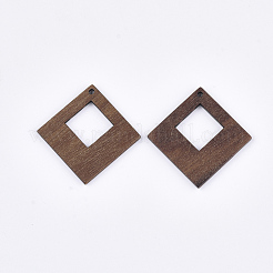 Pendentifs en bois de noyer&nbsp;WOOD-S054-11