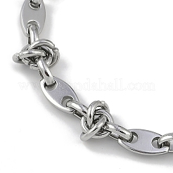 Chaînes de cheville à maillons ovales en acier inoxydable 304 anti-ternissement&nbsp;AJEW-A057-04P
