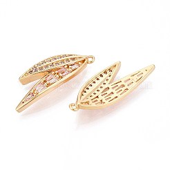 Латунные микро проложить кубического циркония подвески&nbsp;KK-T074-85G