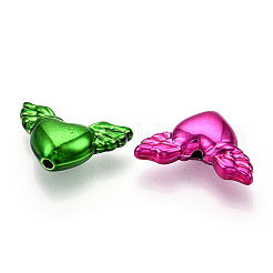 Непрозрачные акриловые бусины с УФ-покрытием PACR-T017-04