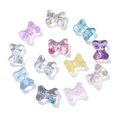 100шт гальваника прозрачная стеклянная бусина EGLA-CJ0001-21