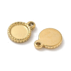 Оправы для подвесок из нержавеющей стали 304 в виде кабошонов STAS-D127-02G