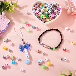 700шт 3 стиля непрозрачные акриловые бусины&nbsp;OACR-PJ0001-01A