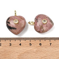 Colgantes naturales rhodonite&nbsp;G-B180-03G-06