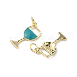 Латунь эмаль подвески&nbsp;KK-Q039-06G