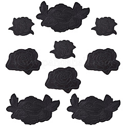 9 шт. 3 стиля компьютерной вышивки тканевых нашивок&nbsp;PATC-TA0001-28